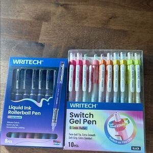 WRITECH Liquid Ink Rollerball Pen Set - Multicolor